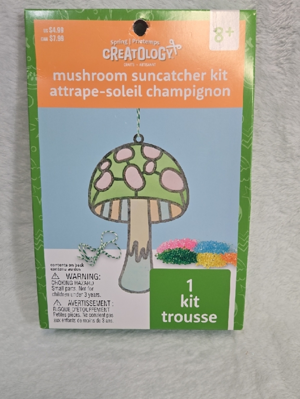 NWT! Creatology  Suncatcher Mushroom Kit - Multicolor